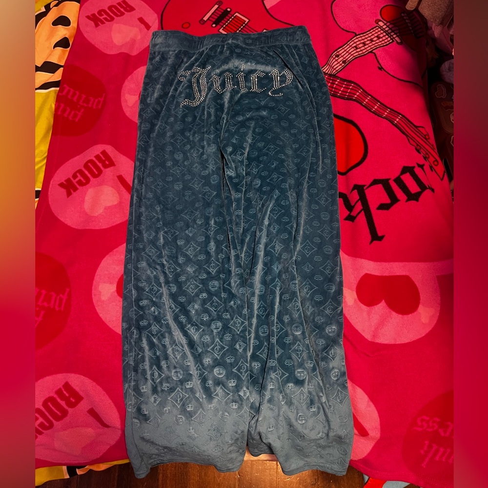Juicy Couture Teal Velour Pants